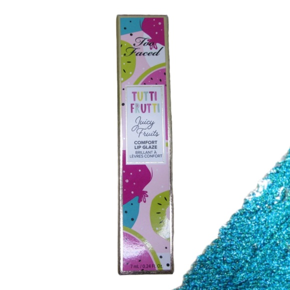 Too Faced Juicy Fruits Lip Gloss Blue U Away
